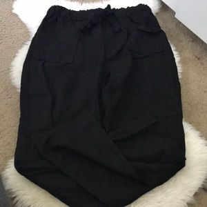 Black Loose Dressy Pants